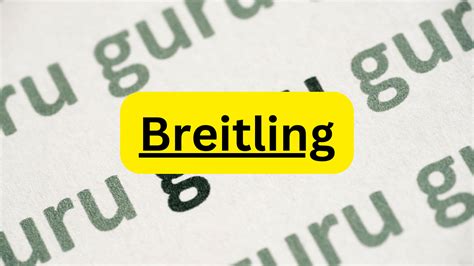 breitling dinar guru